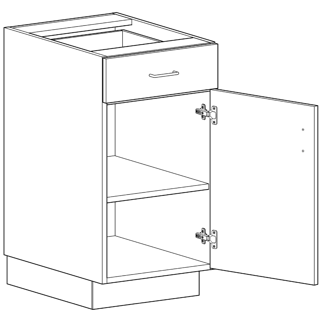Luxe Casework Veterinary Base Cabinet 