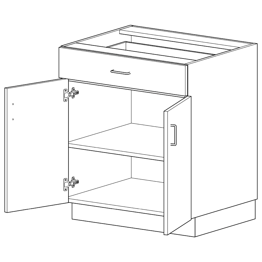 Luxe Casework Base Veterinary Cabinets