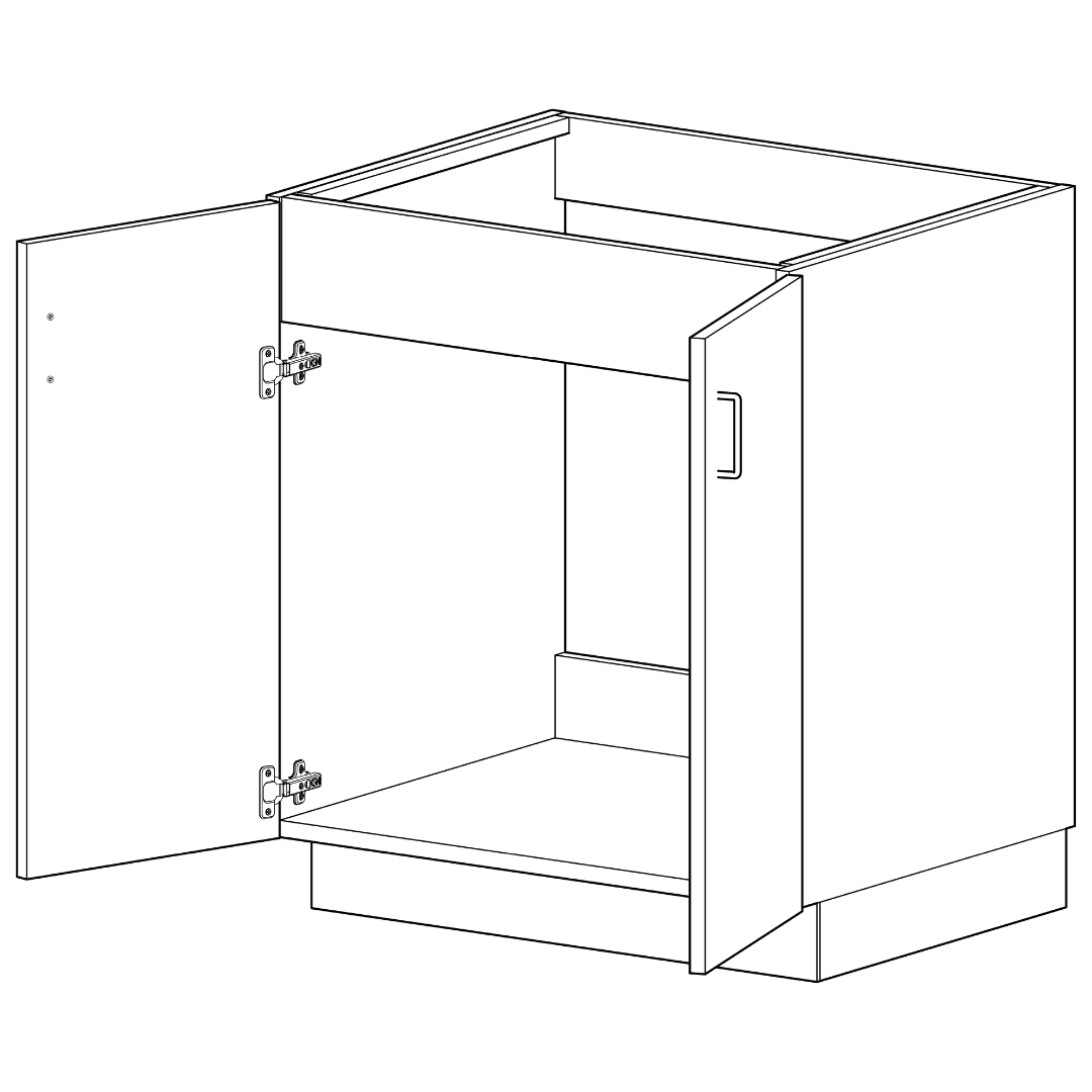 Luxe Casework Base Veterinary Cabinets