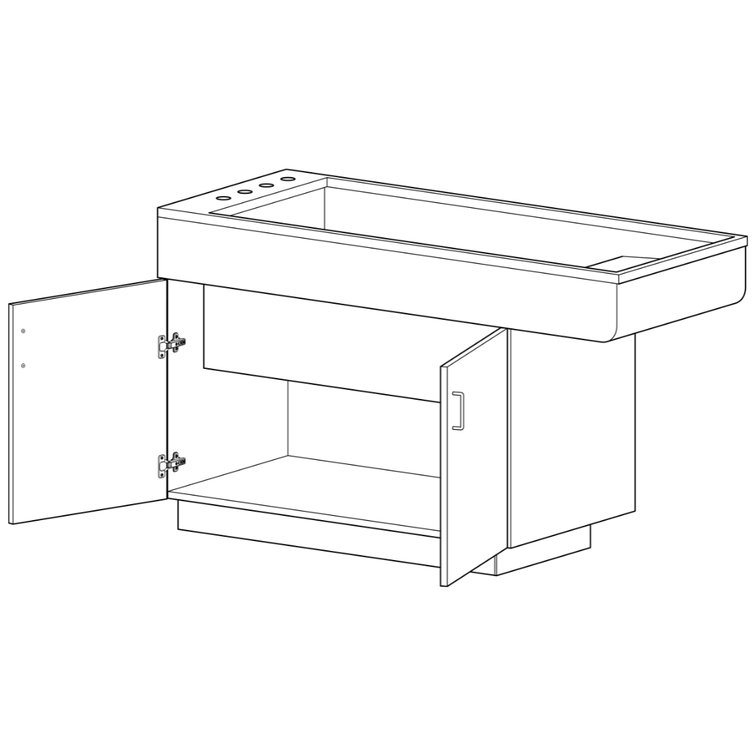 Luxe Casework Base Veterinary Cabinets