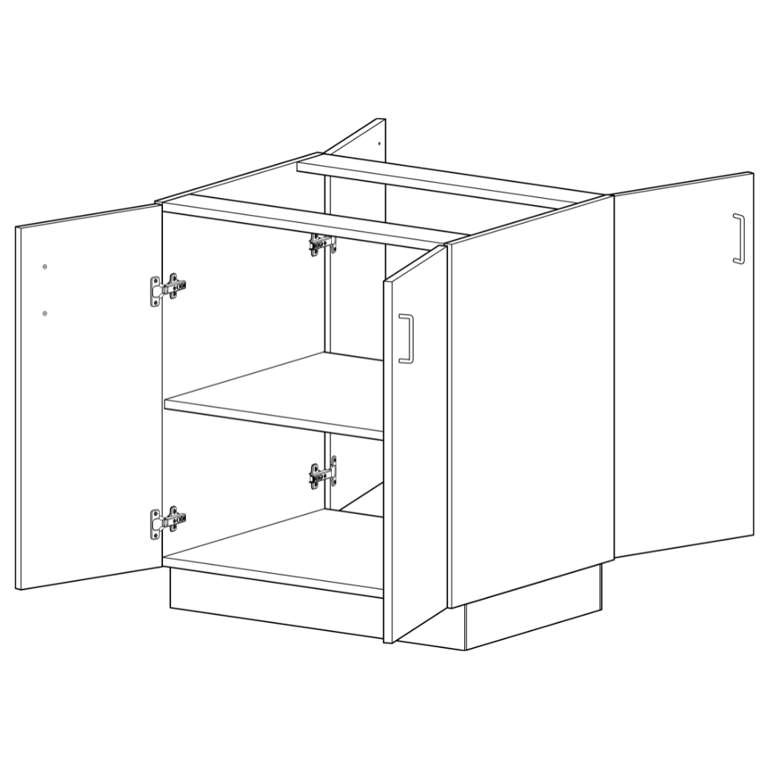 Luxe Casework Base Veterinary Cabinets