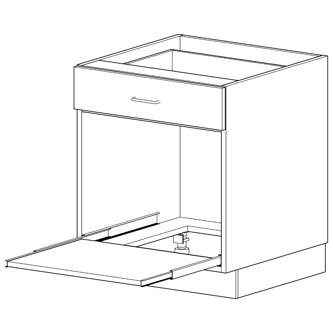 Luxe Casework Base Veterinary Cabinets