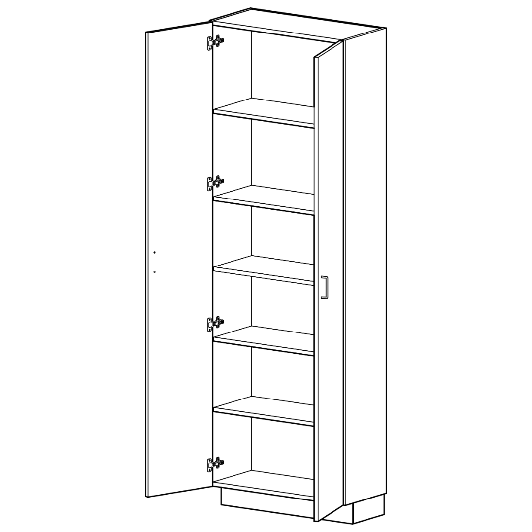 Luxe Casework Tall Veterinary Cabinets