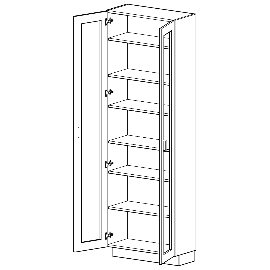 Luxe Casework Tall Veterinary Cabinets