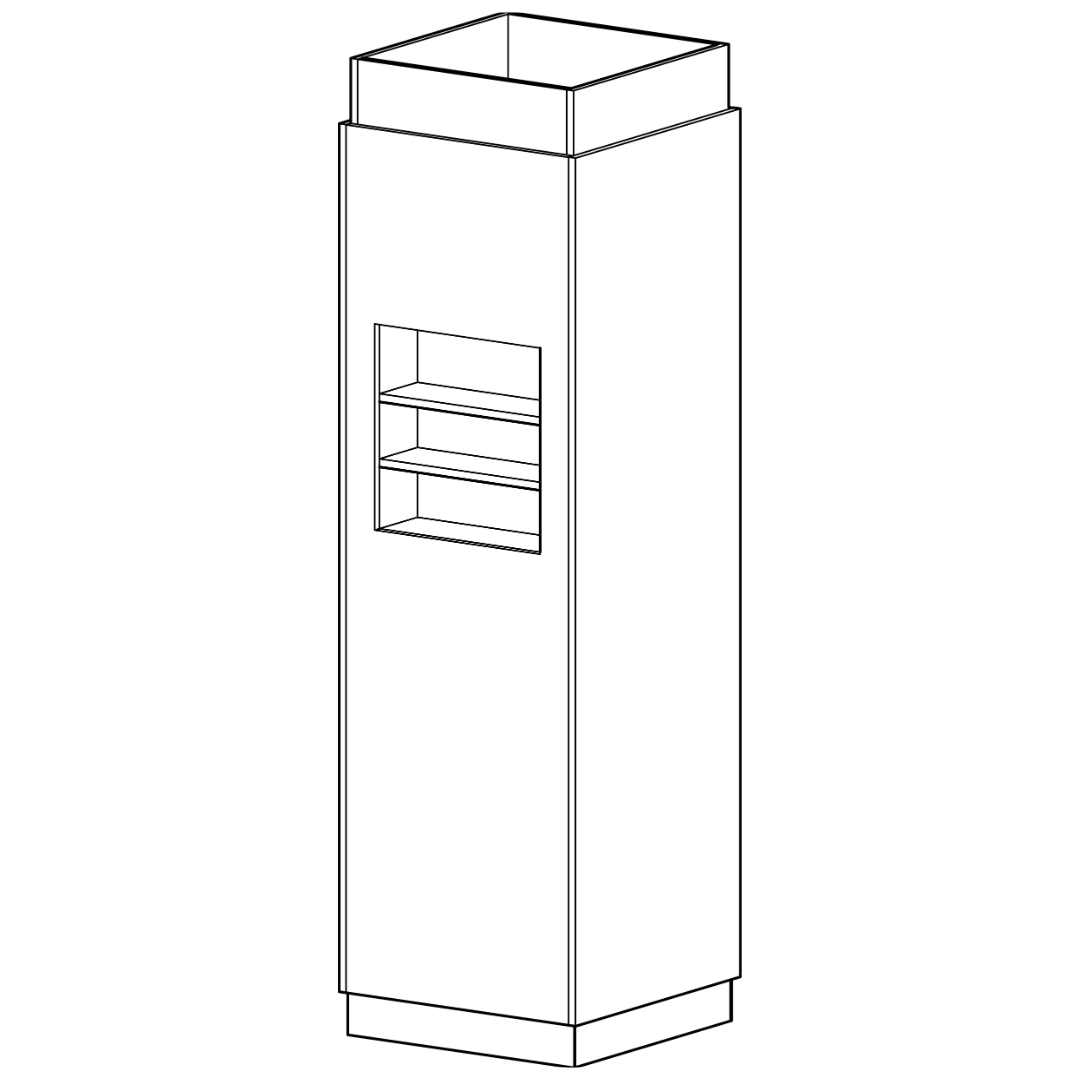 Luxe Casework Tall Veterinary Cabinets