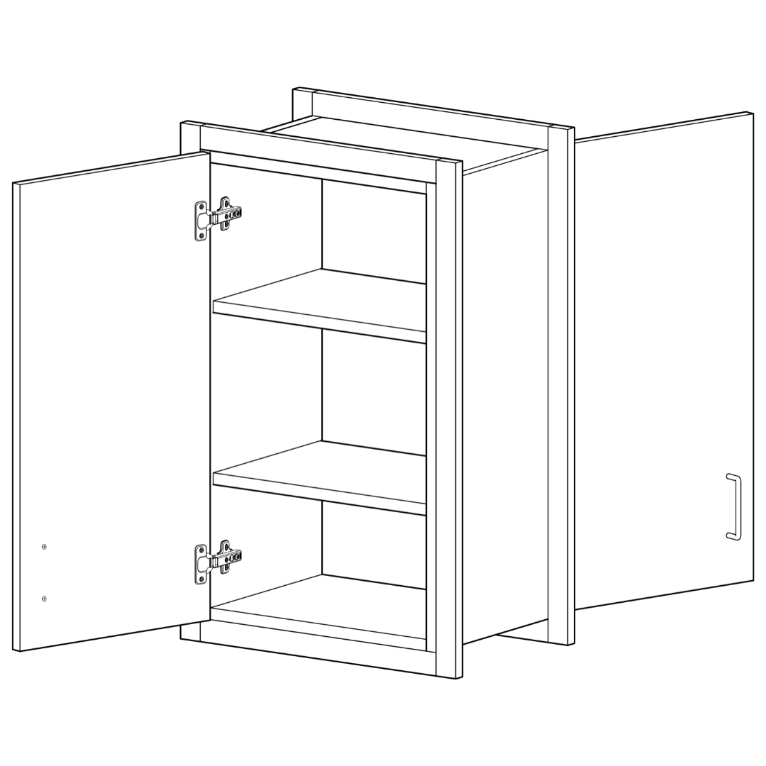 Luxe Casework Wall Mounted Veterinary Cabinets