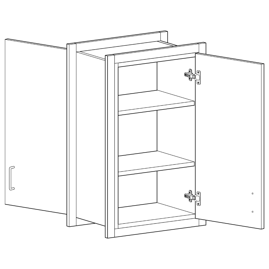 Luxe Casework Wall Mounted Veterinary Cabinets