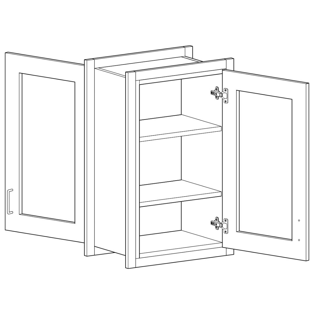 Luxe Casework Wall Mounted Veterinary Cabinets