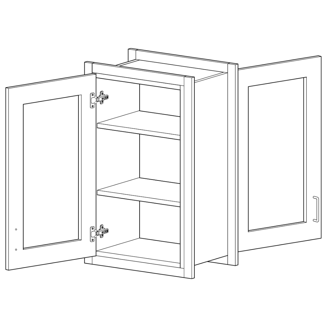 Luxe Casework Wall Mounted Veterinary Cabinets