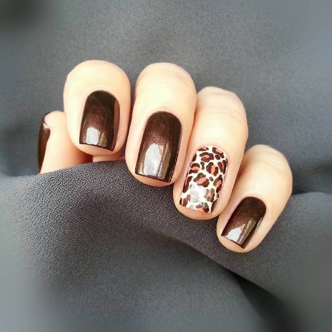 Brown manicure & Chocolate manicure