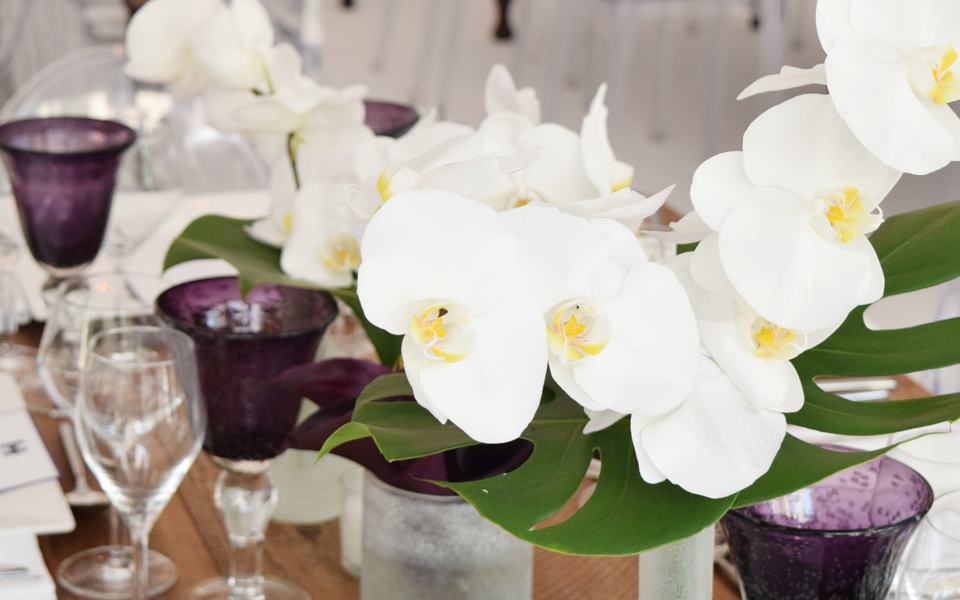 orchird tablescape