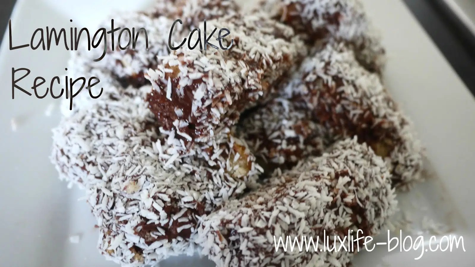 Easy Australian Lamington Recipe.