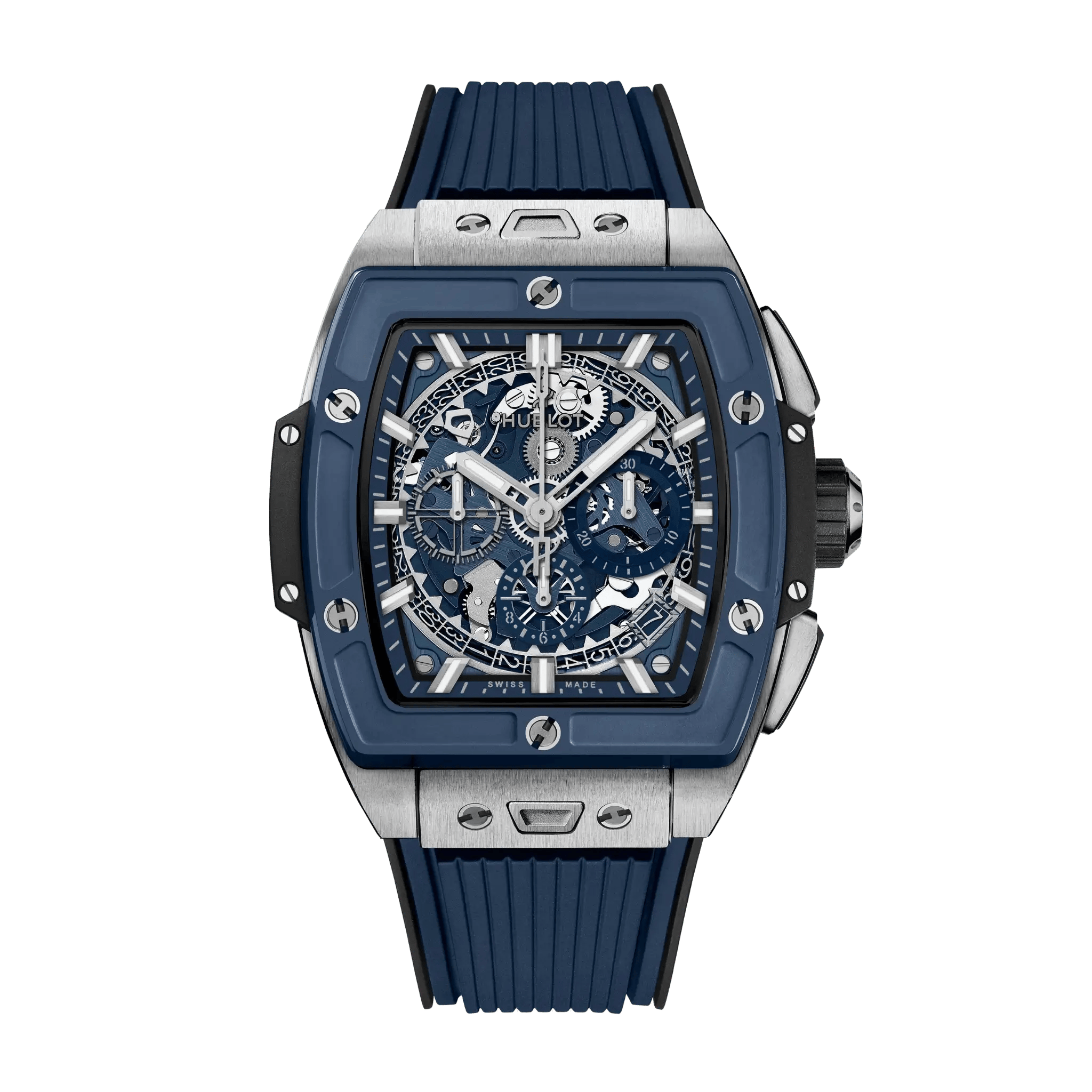 Hublot Spirit Of Big Bang Titanium Blue Ceramic 42MM 642.NL.7170.RX -【BBF】Custom Integrated HUB4700 Chronograph Caliber