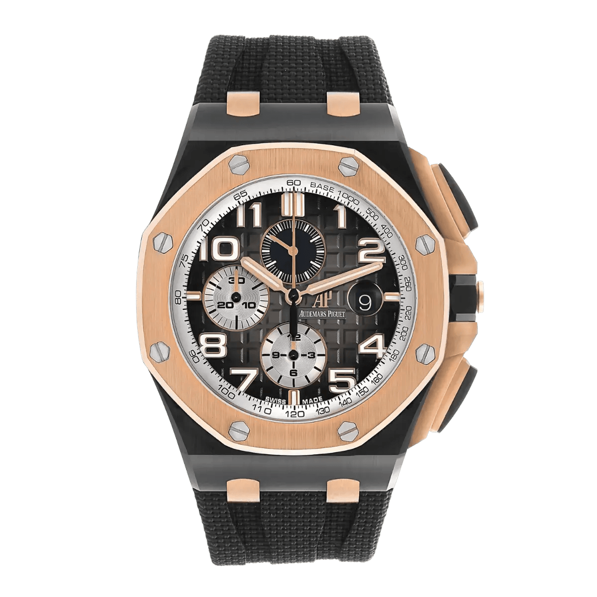 Audemars Piguet Royal Oak Offshore 26405NR.OO.A002CA.01 Selfwinding Chronograph Smoked Grey Dial Super Clone 1:1 Replica Watch 44MM -【APSF】Cal.3126 Movement