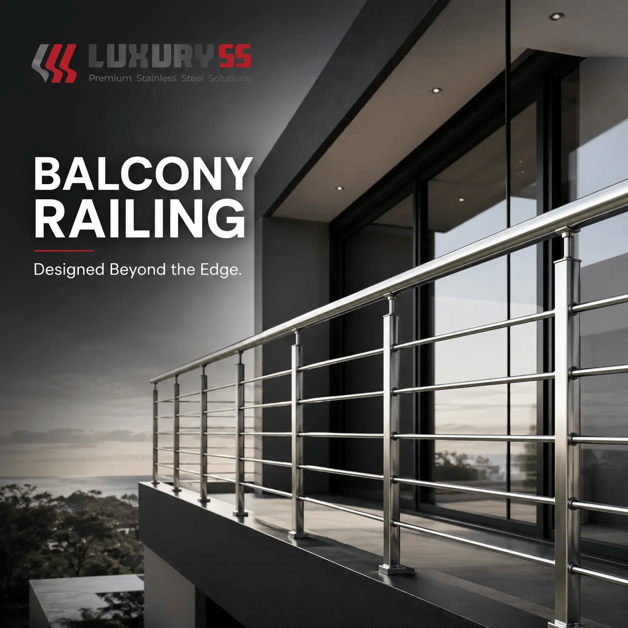 Stainless Steel Balcony Railing