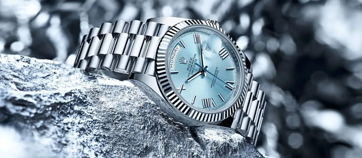 VSF Rolex Day-Date 40mm 228236 Ice Blue Dial