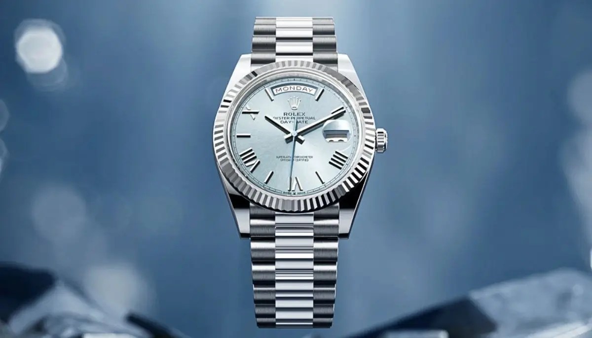 VSF Rolex Day-Date 40mm 228236 Ice Blue Dial