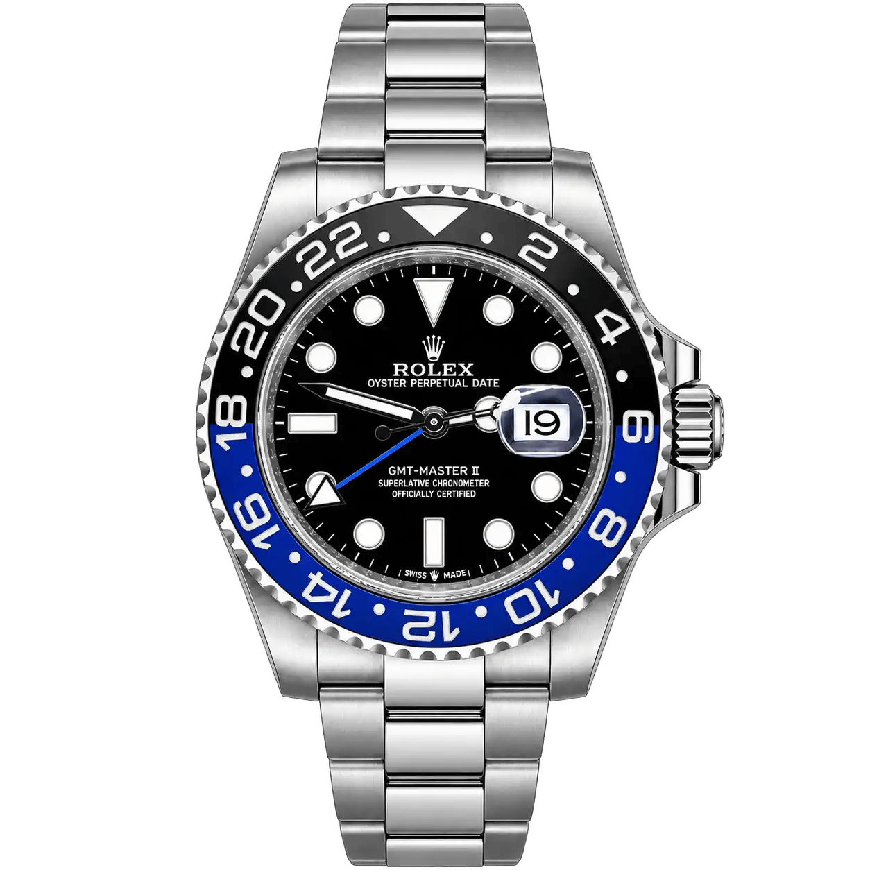 Rolex GMT Master II Oyster bracelet Batman