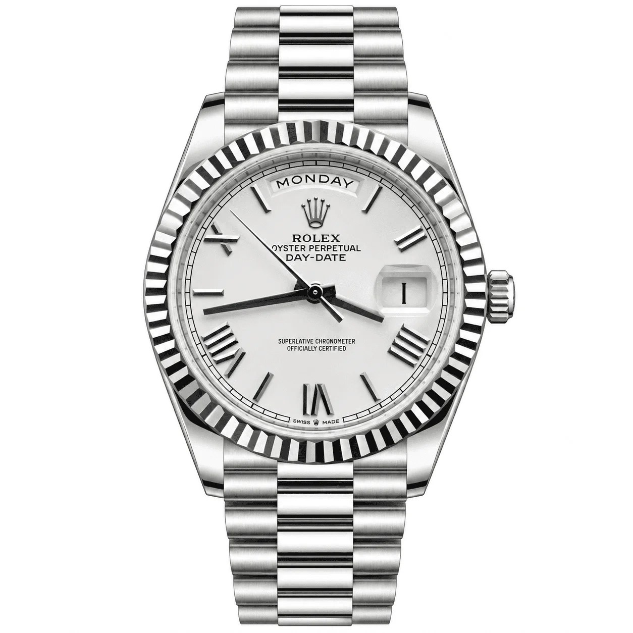 Rolex-Day-Date-white dial