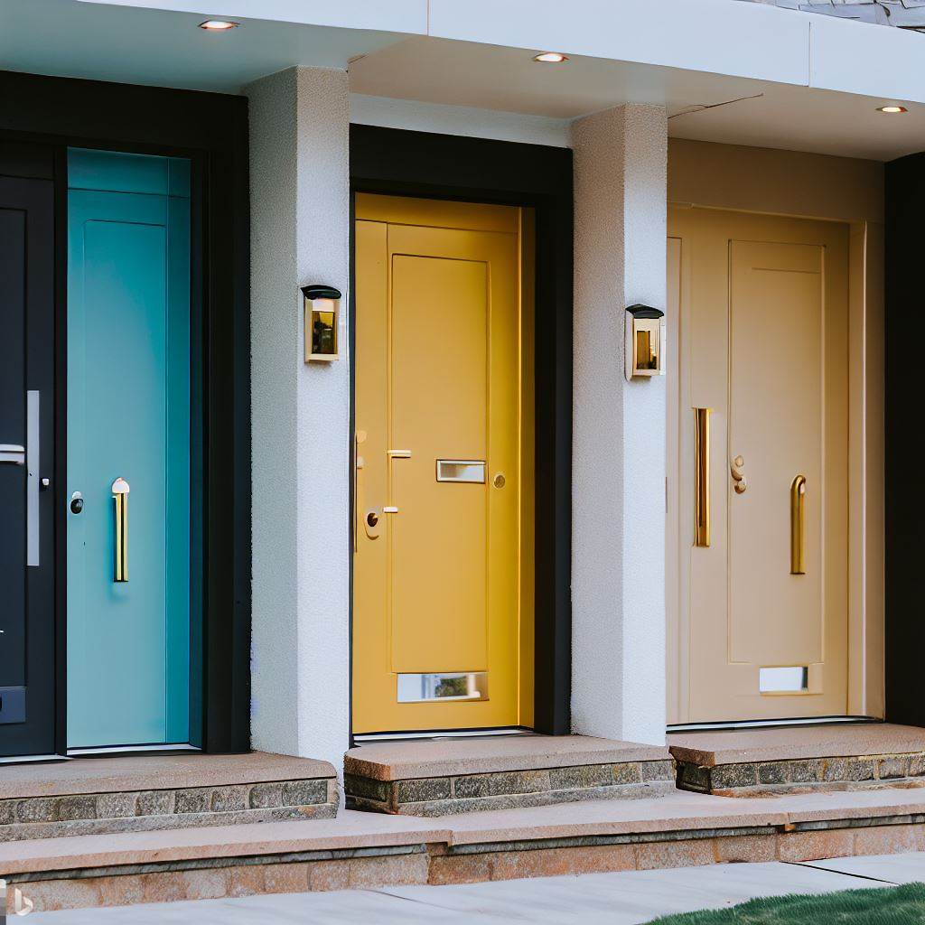 Luxxify Builders blog - Unleash the Power of First Impressions with Your Front Door Color