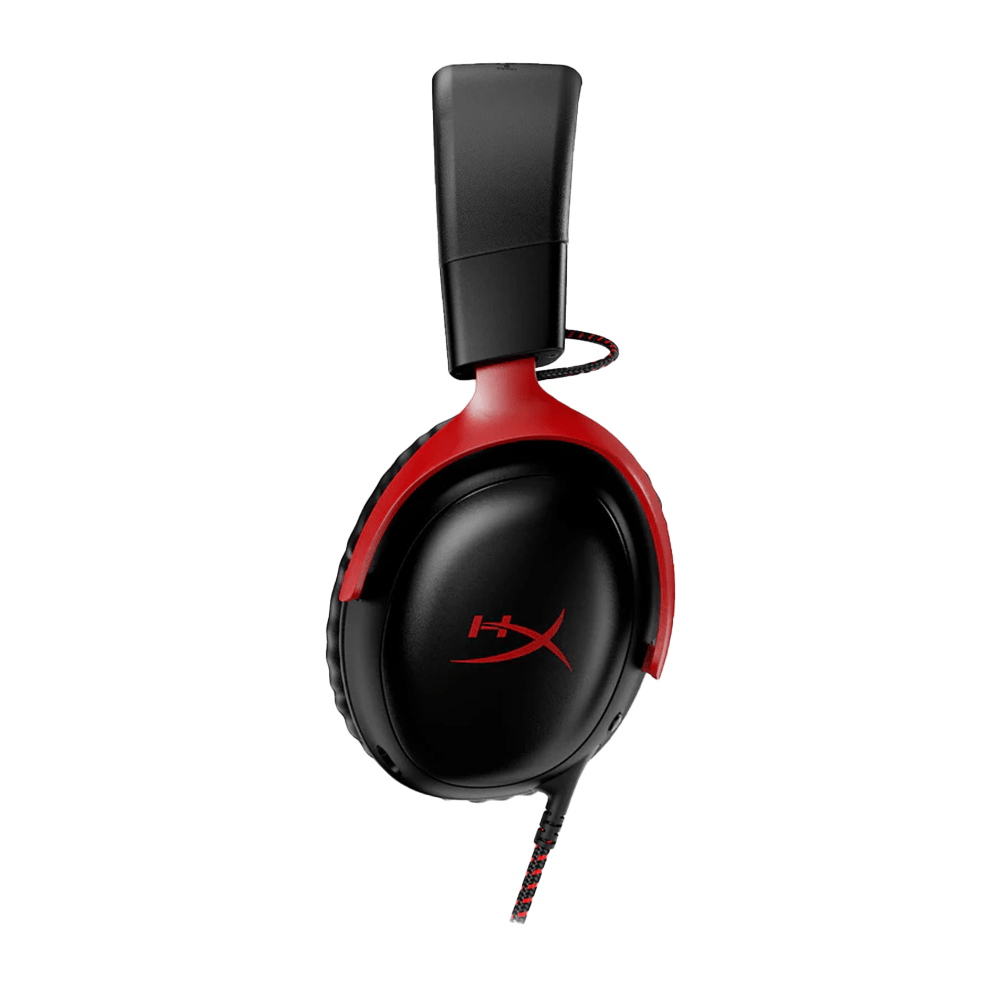 HP HyperX Cloud III Gaming Headset Wired /7.1 Sound/Over-Ear - black/red 727A9AA