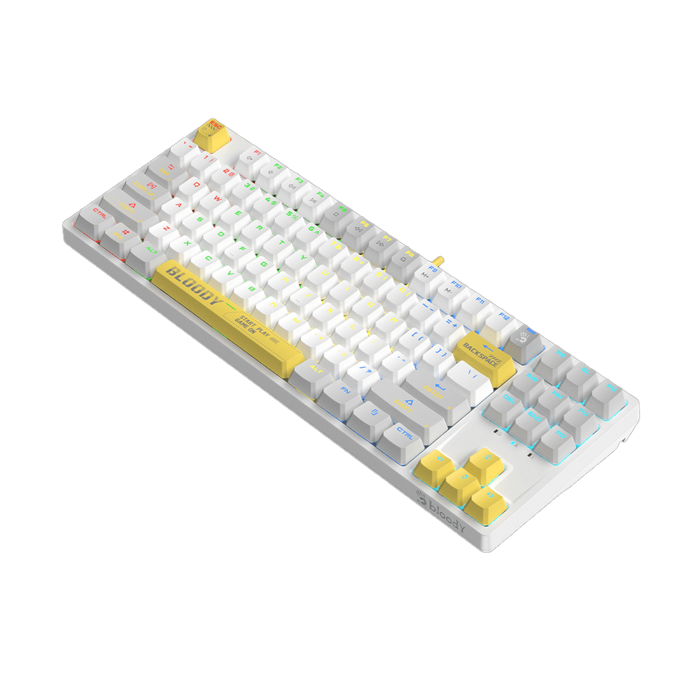 Bloody S87 LIME Gaming RGB Mechanical | 87% RED Plus Switches