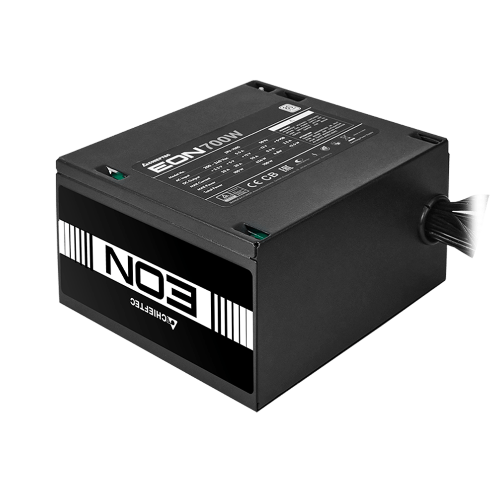 Chieftec 500W 80+ White EON Series | Gaming Black