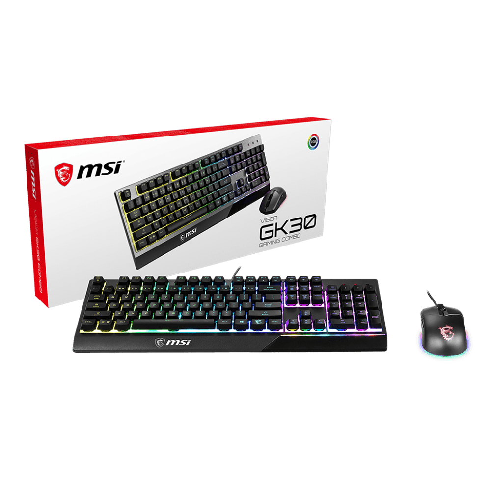 MSI Vigor GK-30 Combo Gaming RGB Keybaord + Mouse