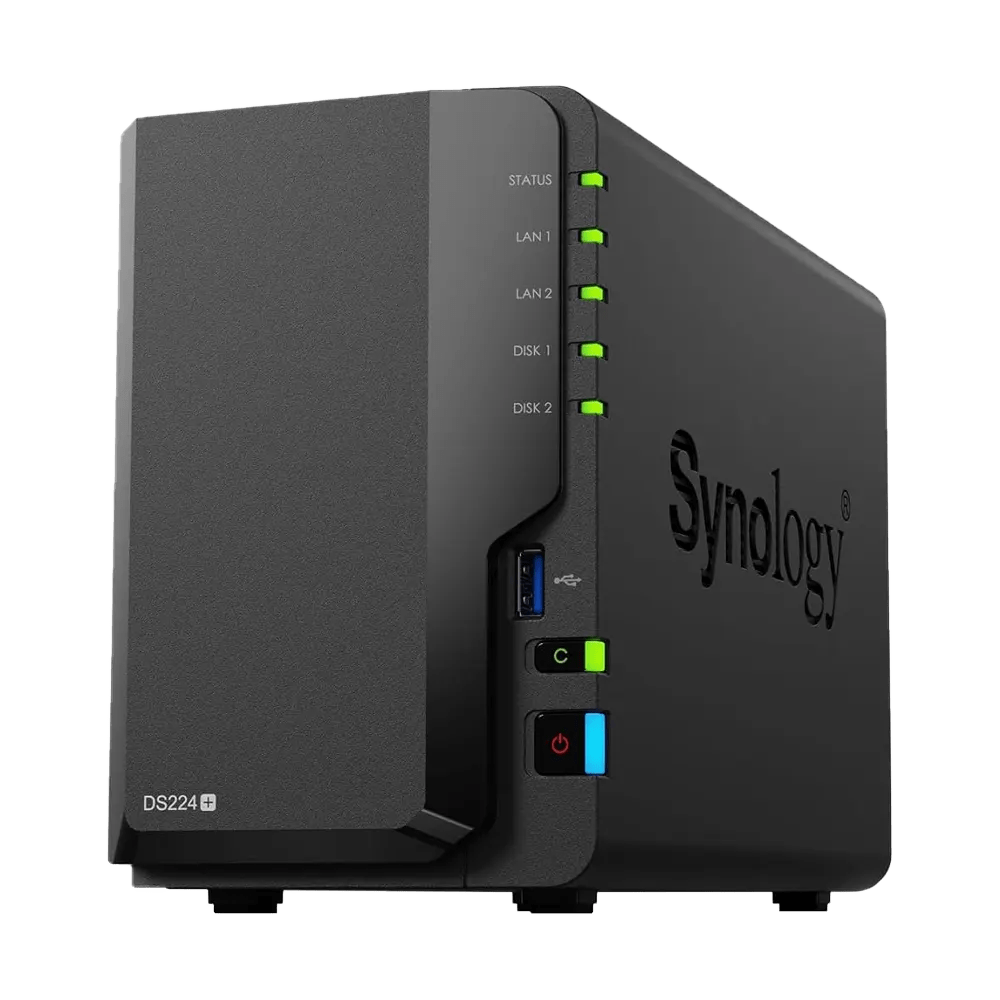 Synology DiskStation DS224+ NAS/Storage Server | DualBay Intel