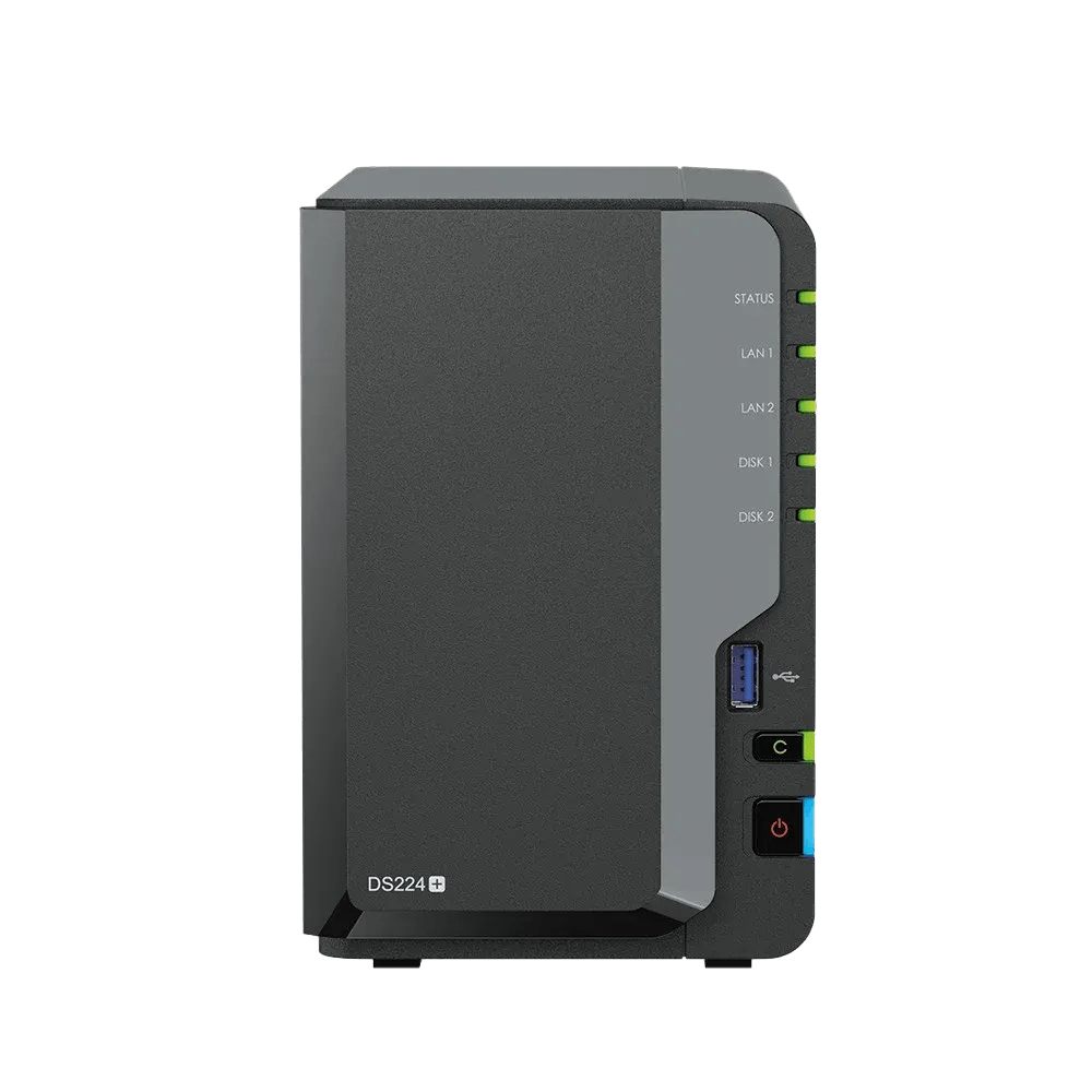 Synology DiskStation DS224+ NAS/Storage Server | DualBay Intel