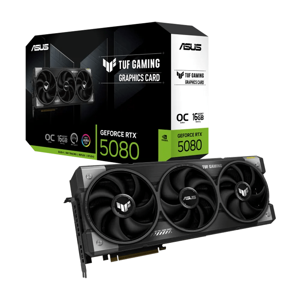 ASUS TUF RTX 5080 16GB GDDR7 OC Gaming RGB | Black