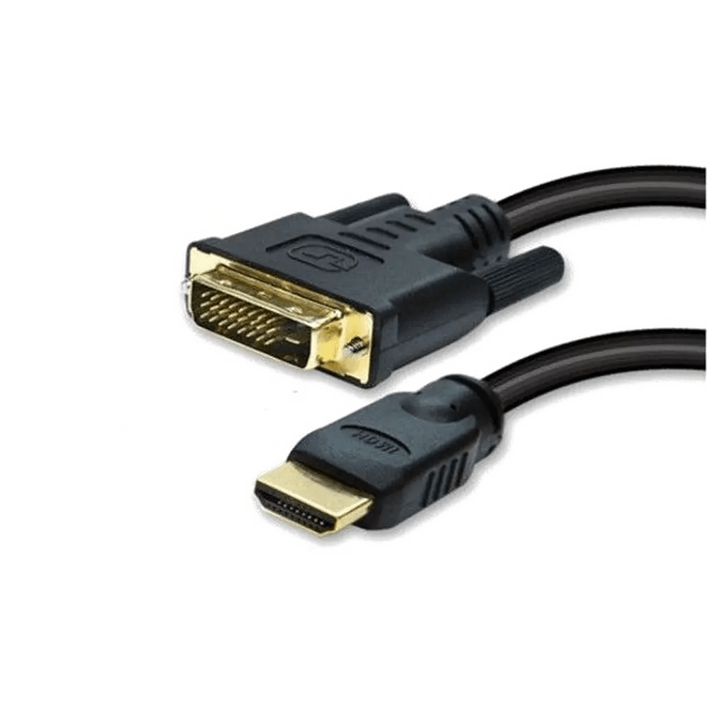 DVI-D 24+1 to HDMI (ST-ST) 2m adapter cable black