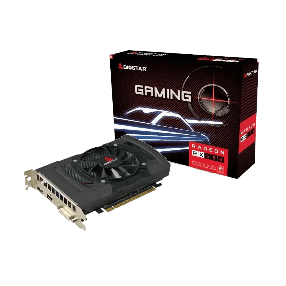 RX 550 4GB GDDR5 Radeon Biostar | Gaming