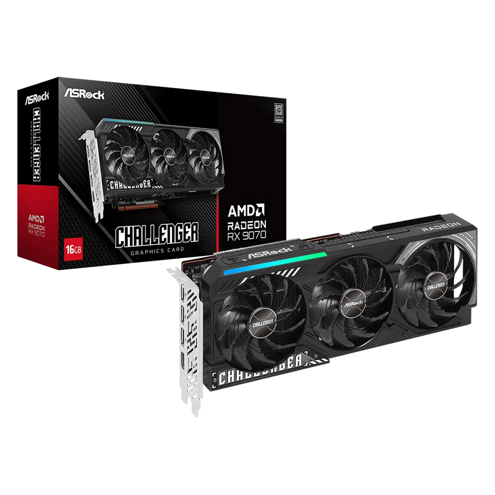 RX 9070 16GB ASRock Challenger AMD Radeon RGB | Gaming