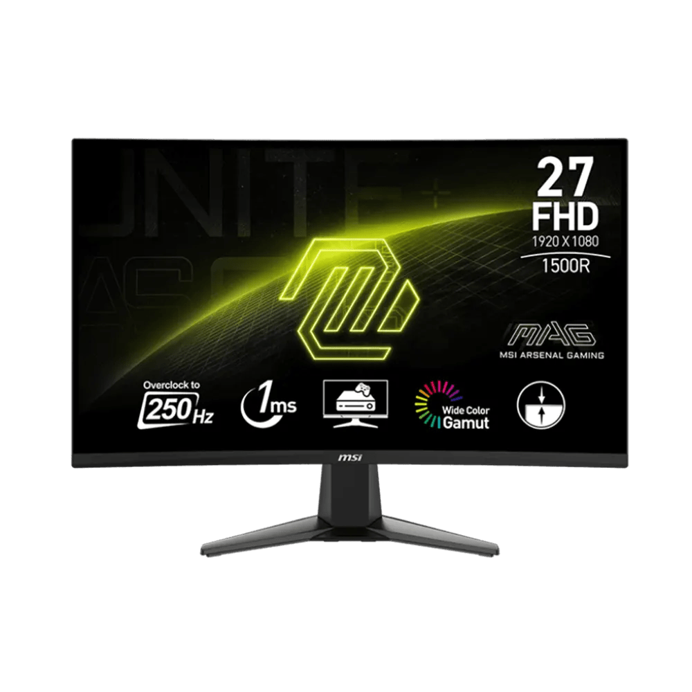 MSI MAG 27C6X GAMING MONITOR 27" CURVED 250Hz | BLACK VA