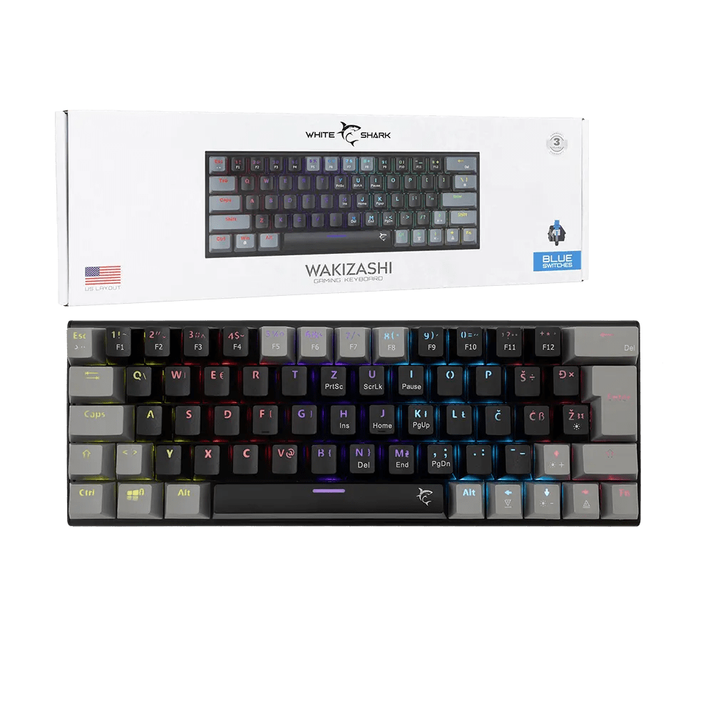 WhiteShark Wakizashi 2 Mechanical RGB Keyboard BlueSW