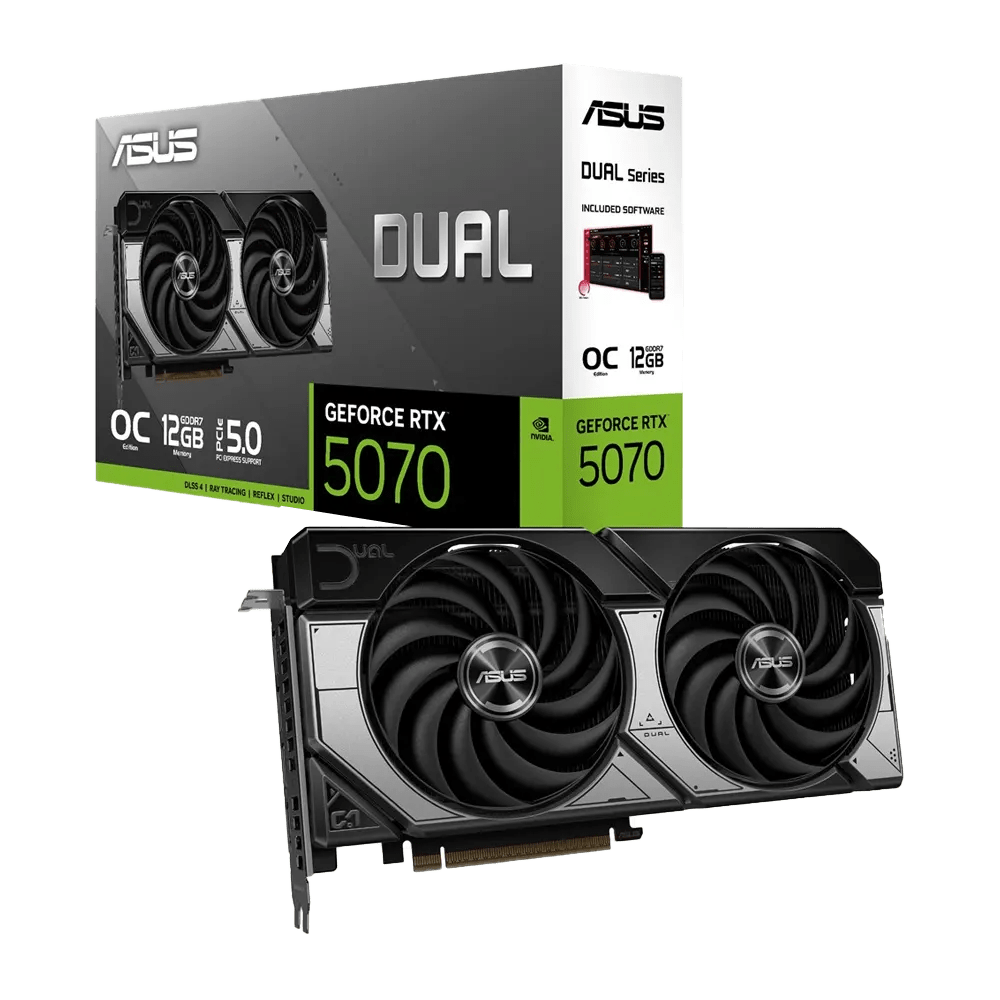 ASUS Dual RTX 5070 OC 12GB OC Edition | Gaming