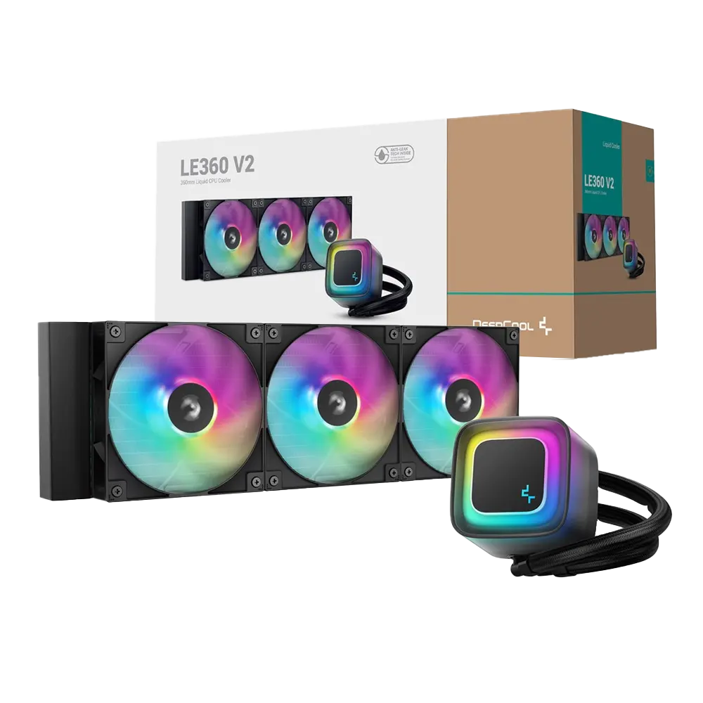 DeepCool LE360 V2 AIO Cooler ARGB 360mm | MultiSocket