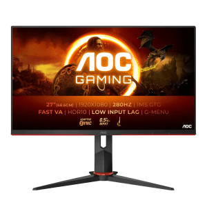 AOC G2 27G2ZN3/BK 280Hz 27" FHD FastVA Black/Red | Gaming