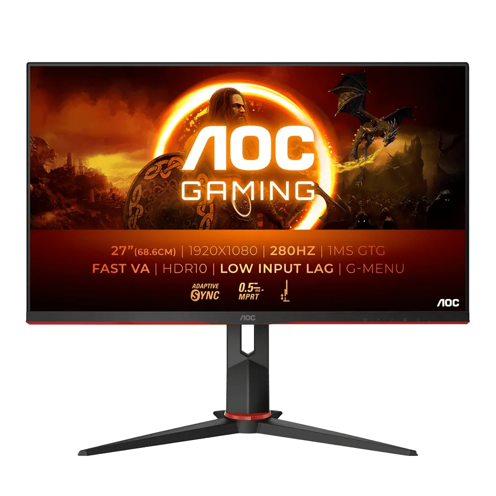 AOC G2 27G2ZN3/BK 280Hz 27" FHD FastVA Black/Red | Gaming