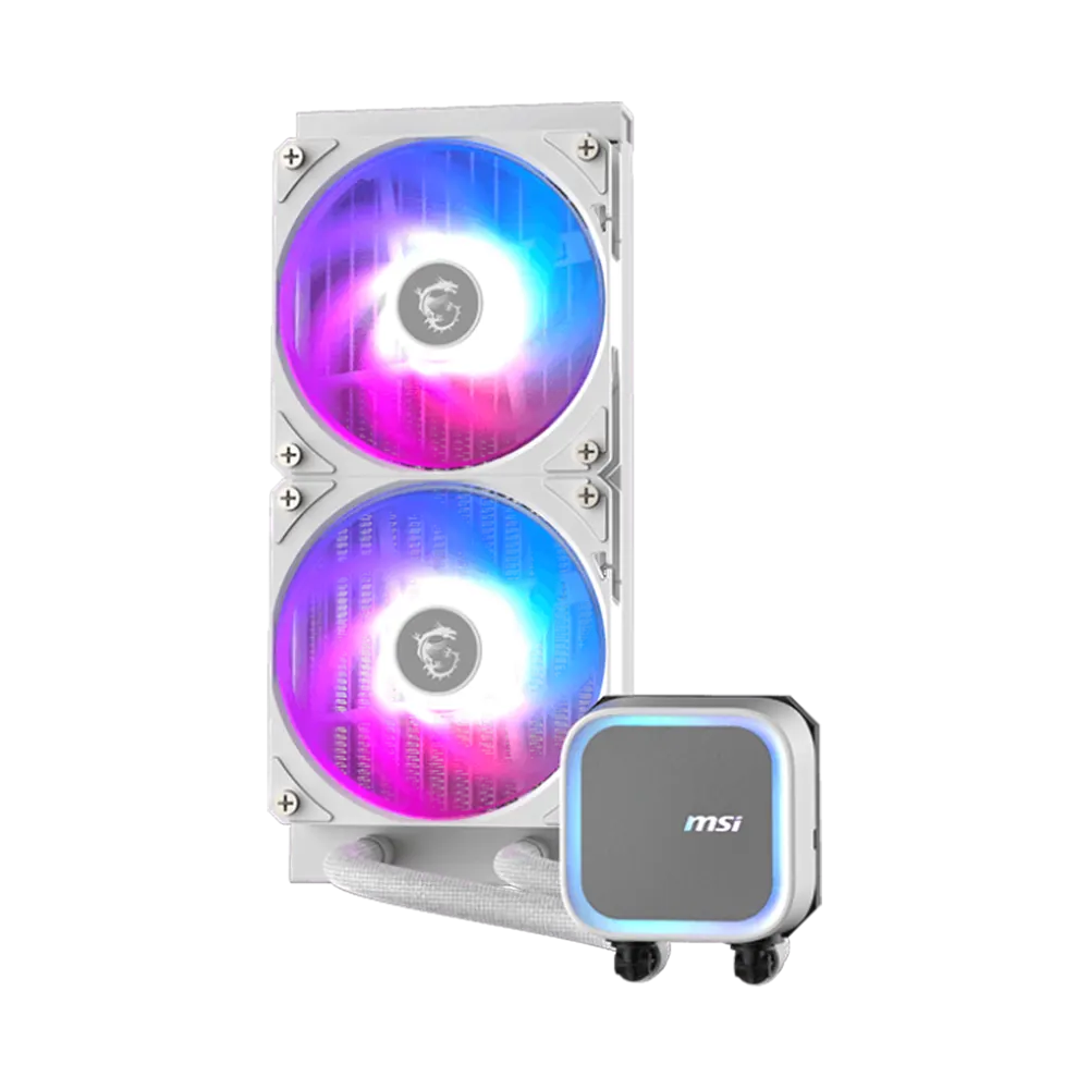 MSI MAG CoreLiquid A13 240mm ARGB White Gaming AIO Cooler - Figura 2