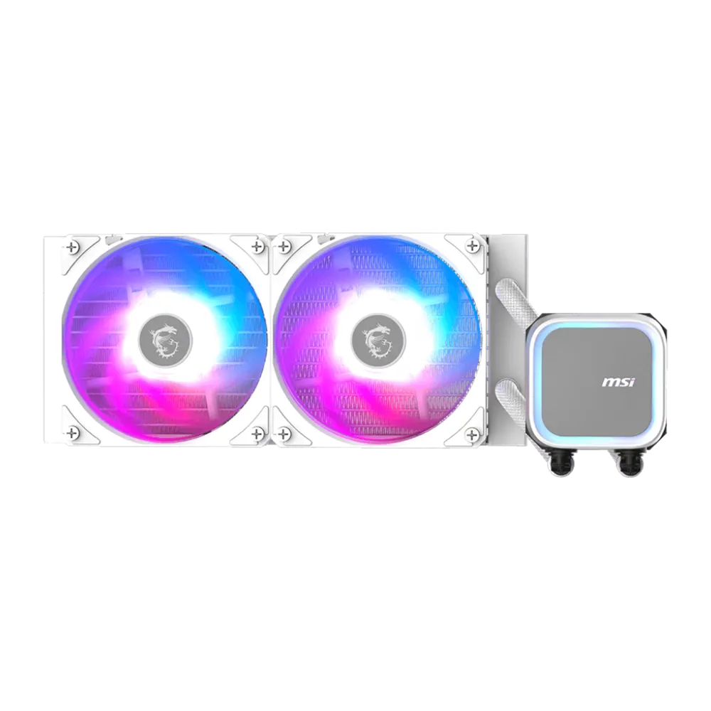 MSI MAG CoreLiquid A13 240mm ARGB White Gaming AIO Cooler