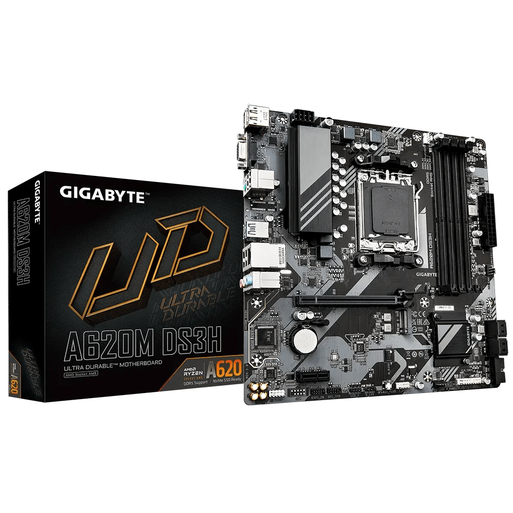 GIGABYTE A620M DS3H DDR5 | 4xDimm Gaming AMD AM5 M-ATX