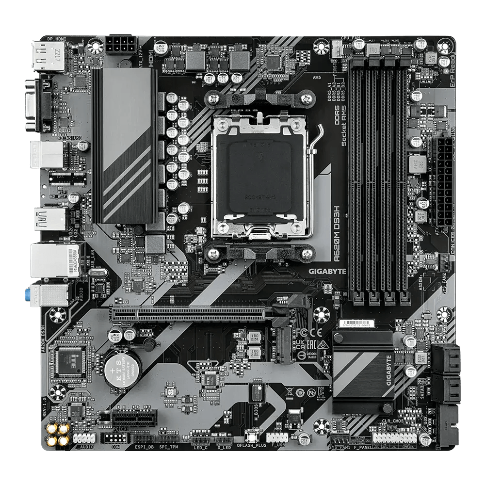 GIGABYTE A620M DS3H DDR5 | 4xDimm Gaming AMD AM5 M-ATX - Figura 2