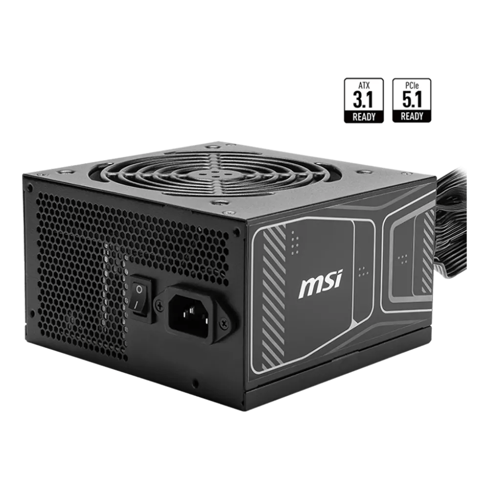 MSI 750W 80+ Gold PCIe5 Black | Gaming A750GN