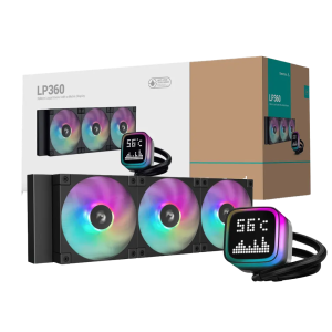 DeepCool LP360 ARGB/Digital Temp AIO Liquid Cooler 360mm