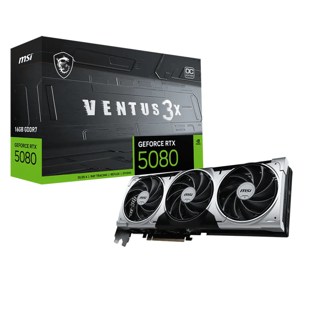 MSI VENTUS RTX 5080 16G GDDR7 3X OC PLUS