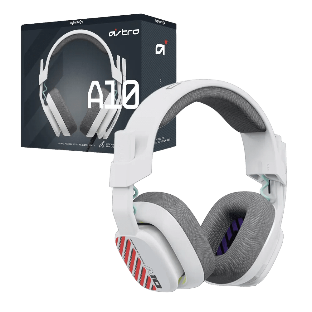 Logitech Astro Gaming A10 Gen 2 Headset wired White