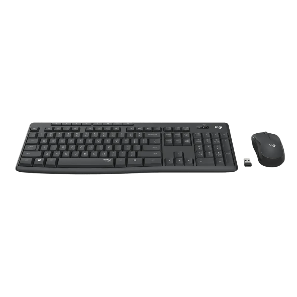 Logitech MK295 Silent Graphite Wireless Keyboard Mouse Combo - Figura 3