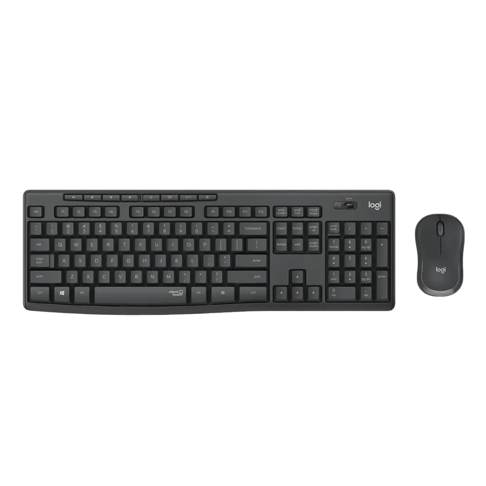 Logitech MK295 Silent Graphite Wireless Keyboard Mouse Combo